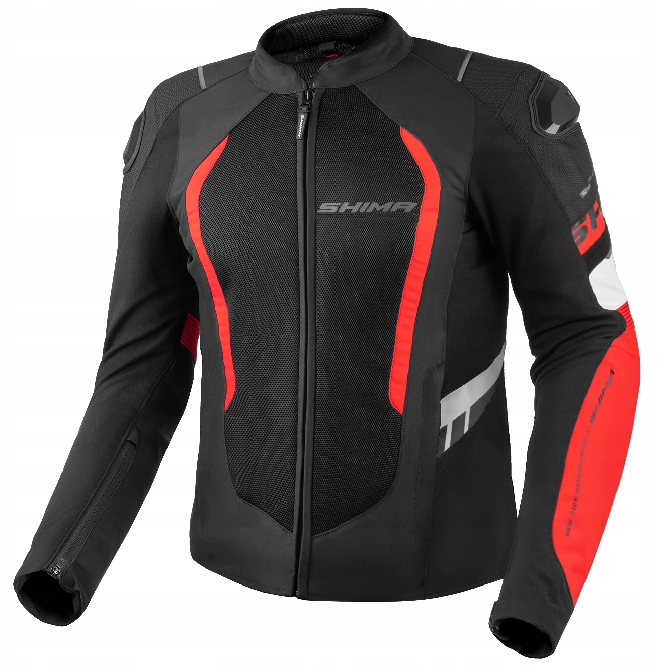 Shima Mesh Pro 2.0 Pánska Textilná Motocyklová Bunda Letná Čierna Červená