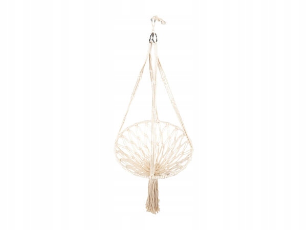 Levně Houpací síť Zoofari bílá kulatý 40 cm x 40 cm