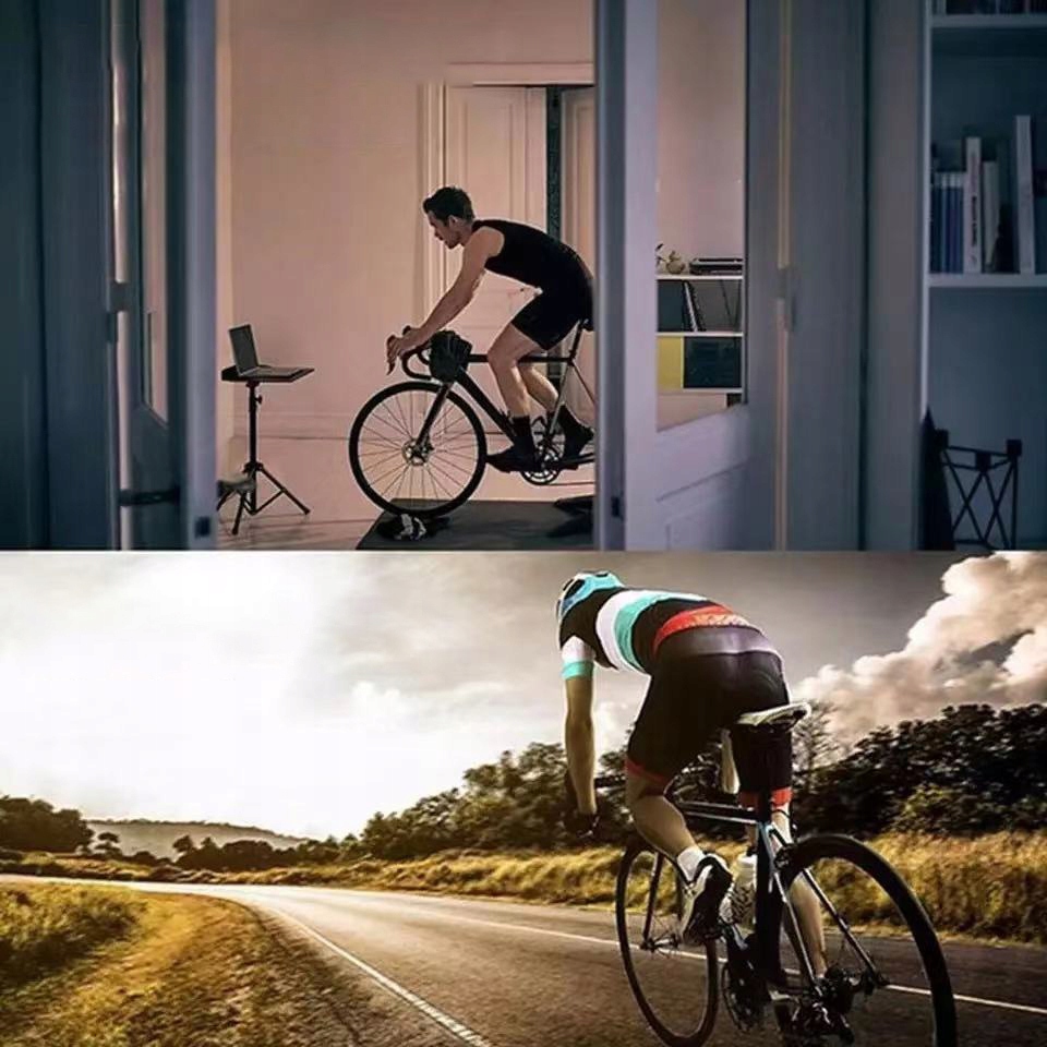 Licznik Rowerowy Bezprzewodowy Komputer LCD Kolor dominujący pomarańcze i czerwienie