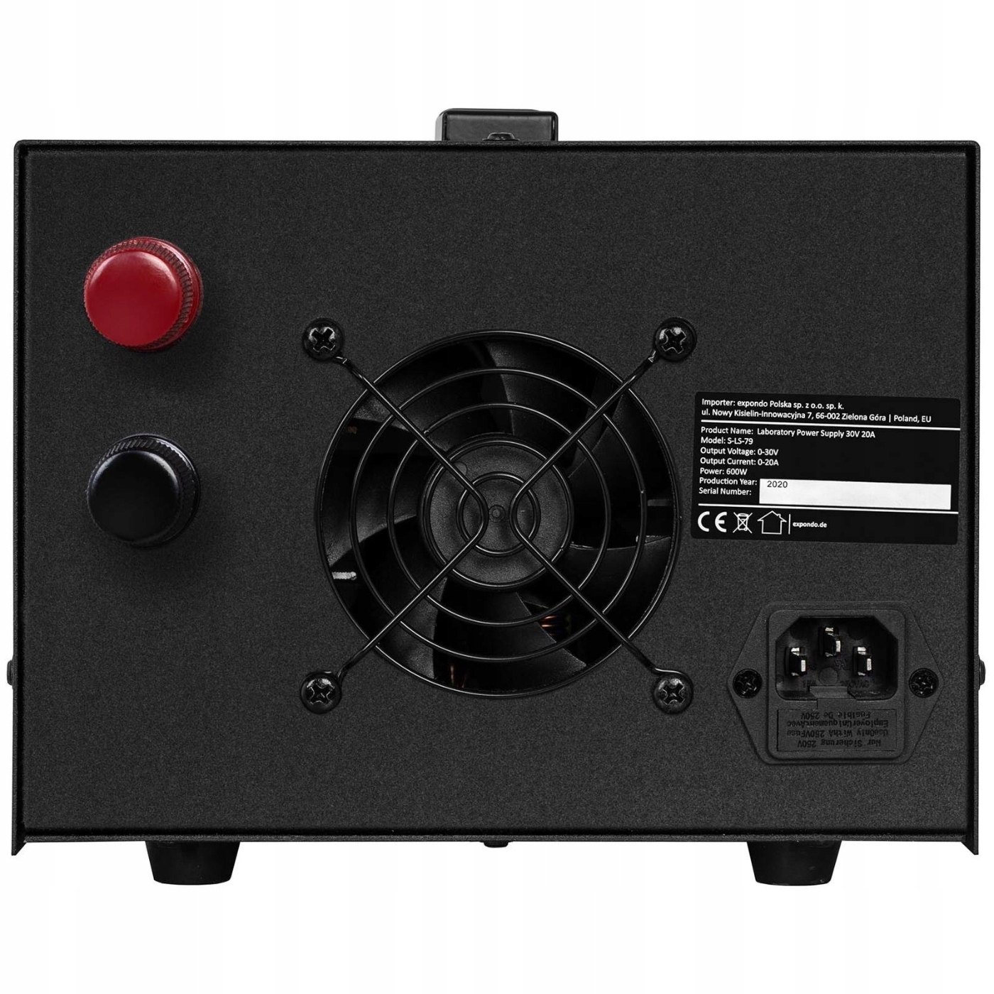 ZASILACZ LABORATORYJNY REGULOWANY 0-30 V 0-20 A DC Model S-LS-79