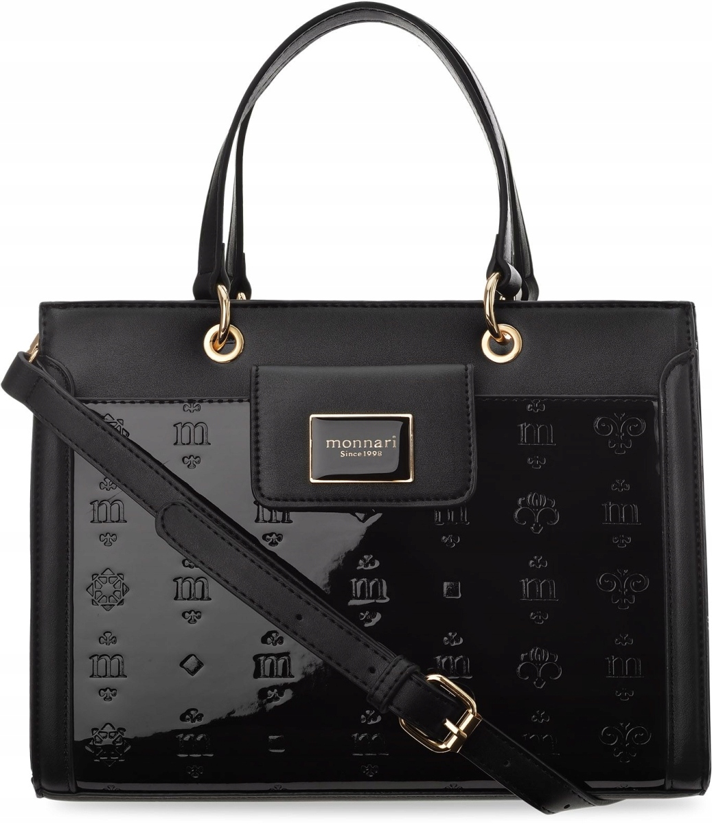 

Torebka Monnari Kuferek Aktówka Shopper Bag Lakier
