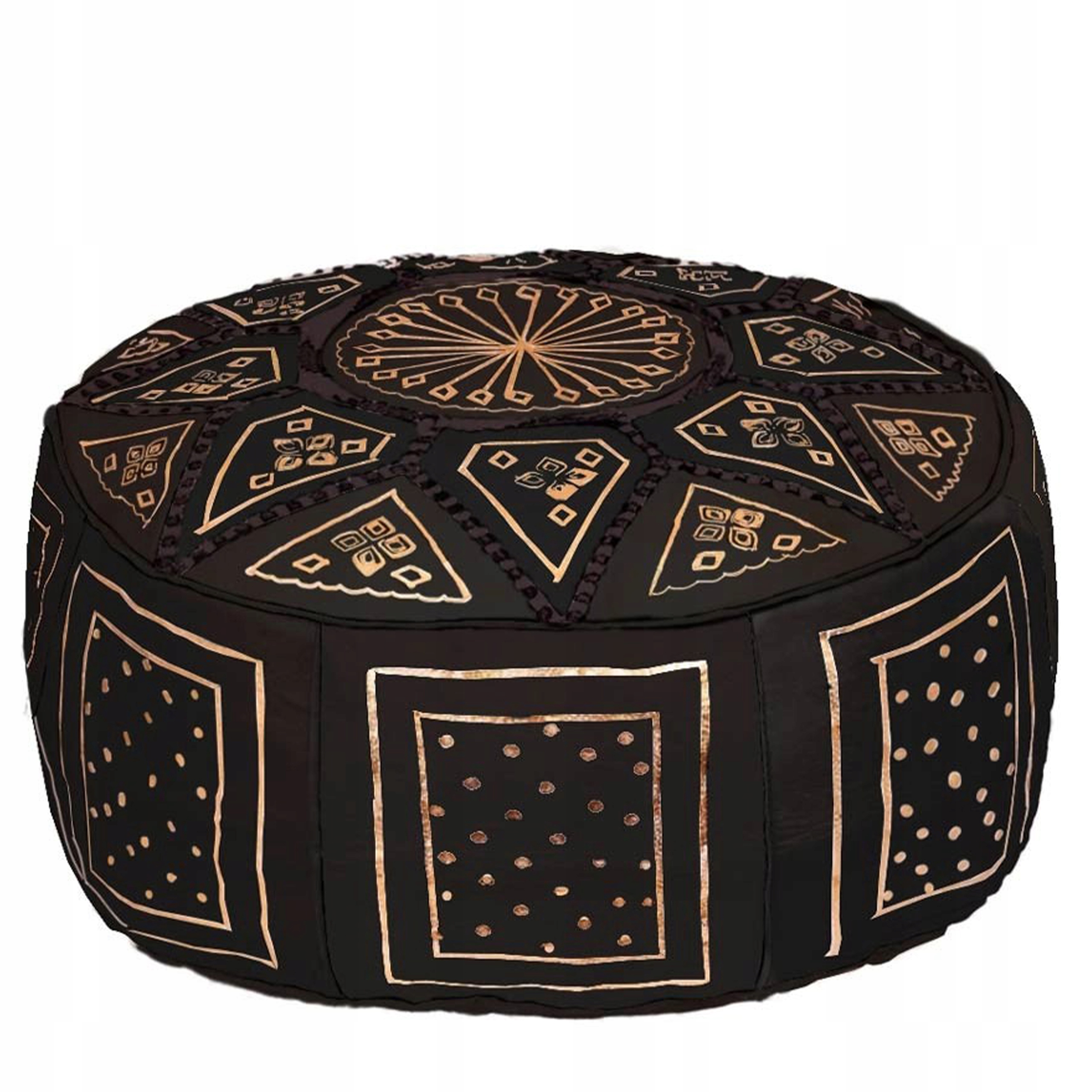 Taburetka Sedadlo Taburetka Pravá Koža Ručne Vyrobený Z Maroka Dekoratívny