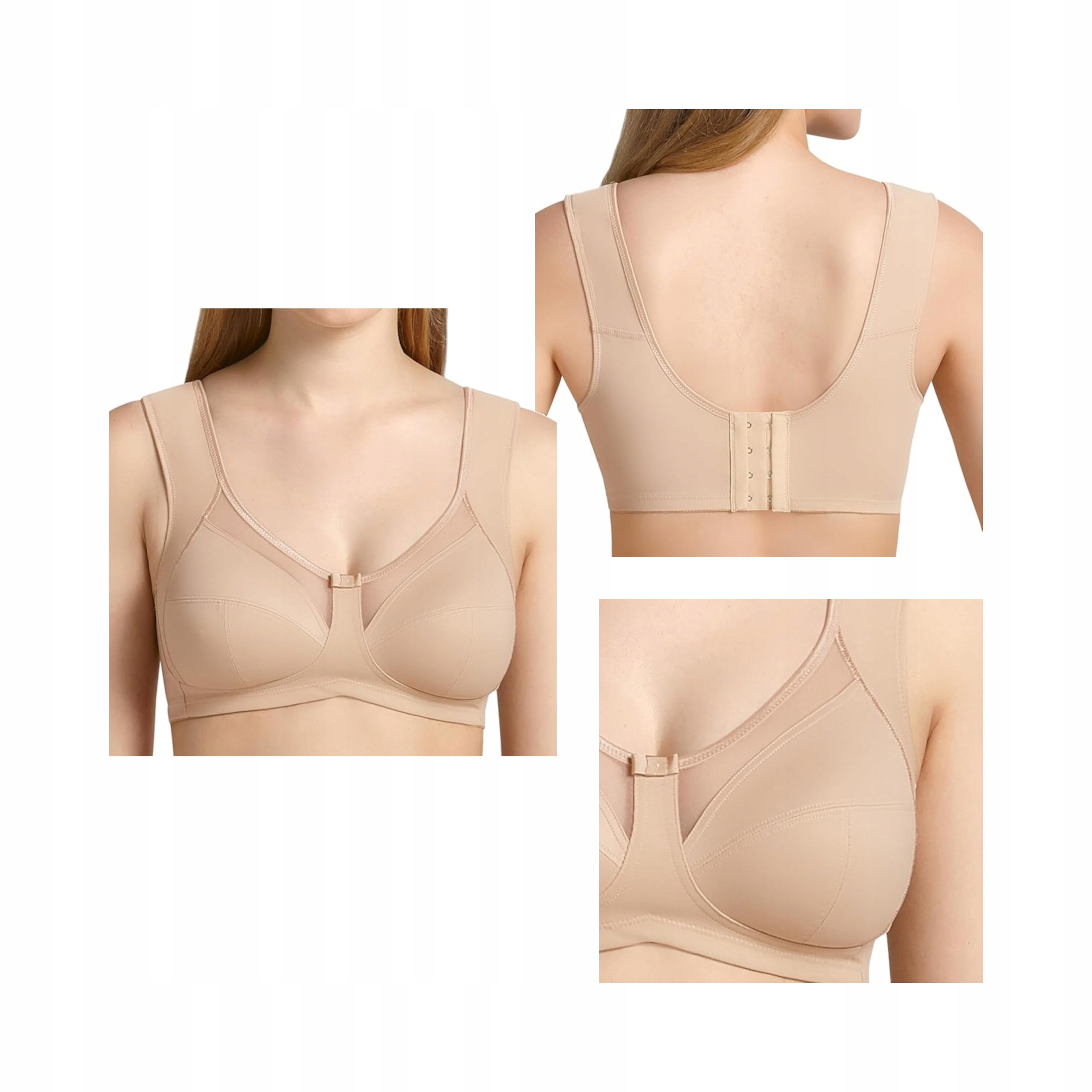 Dámská Podprsenka Ania Clara Bez Kostic, Bezešvé Košíčky, Písková 100D