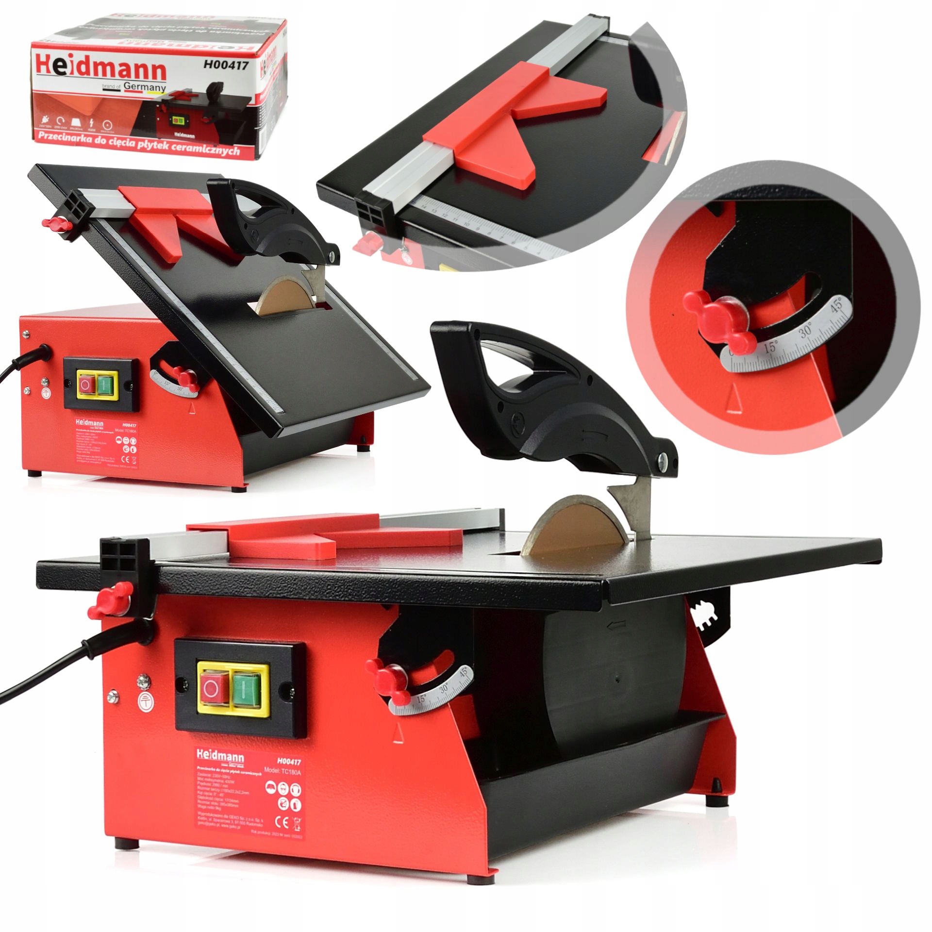 

Przecinarka Stołowa Do Glazury Płytek 450W