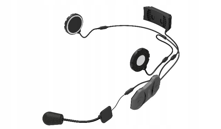 Interkom 10R Bluetooth 4.1 Až 900 M 1 Sada