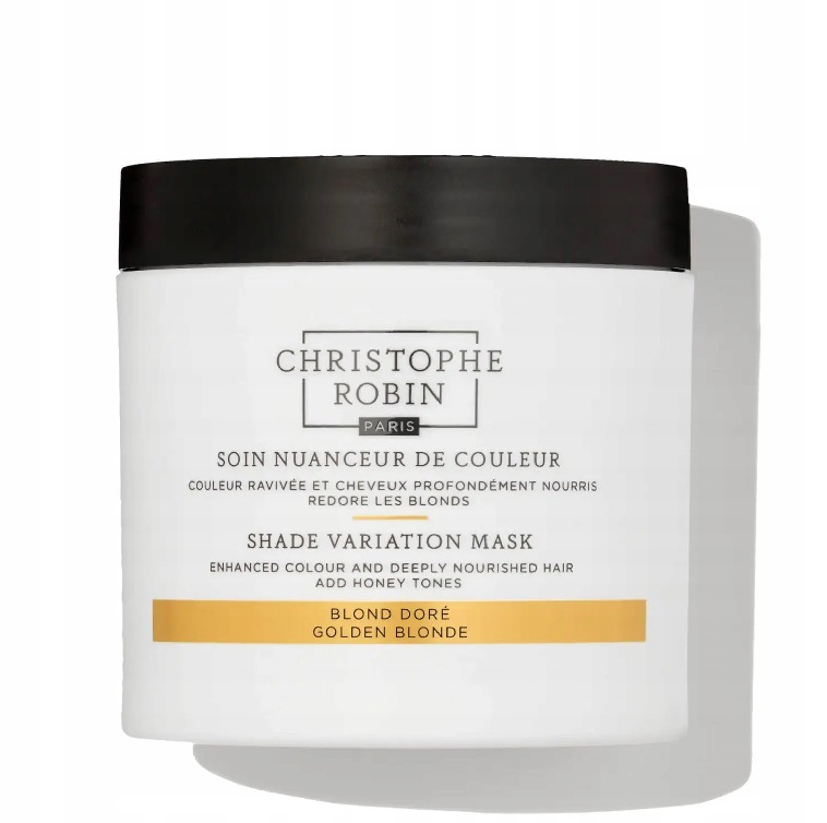 Christophe Robin odstín masky pro osvěžení barvy vlasů Golden Blonde 250 ml