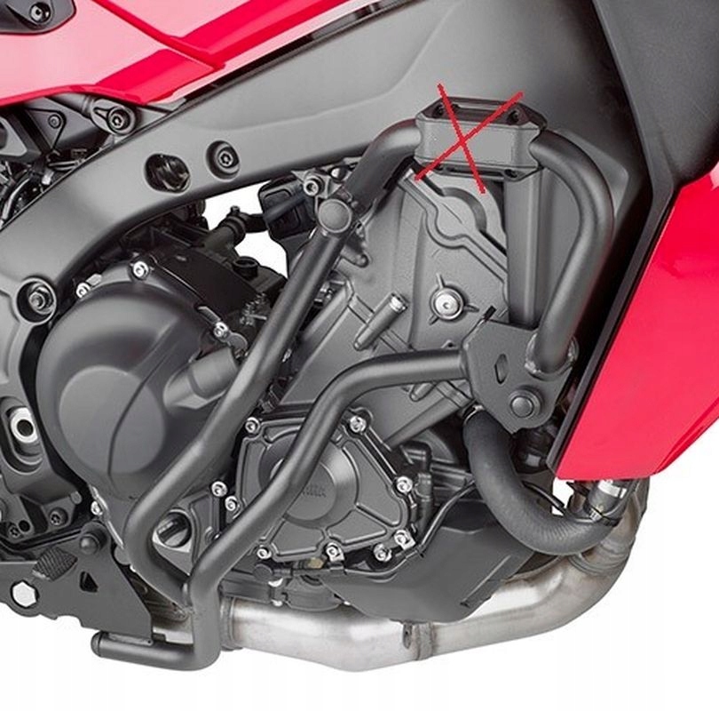 Kappa Gmole Krytu Motora Yamaha Tracer 9 '21-'22 Čierne Nahrádzajú KN215