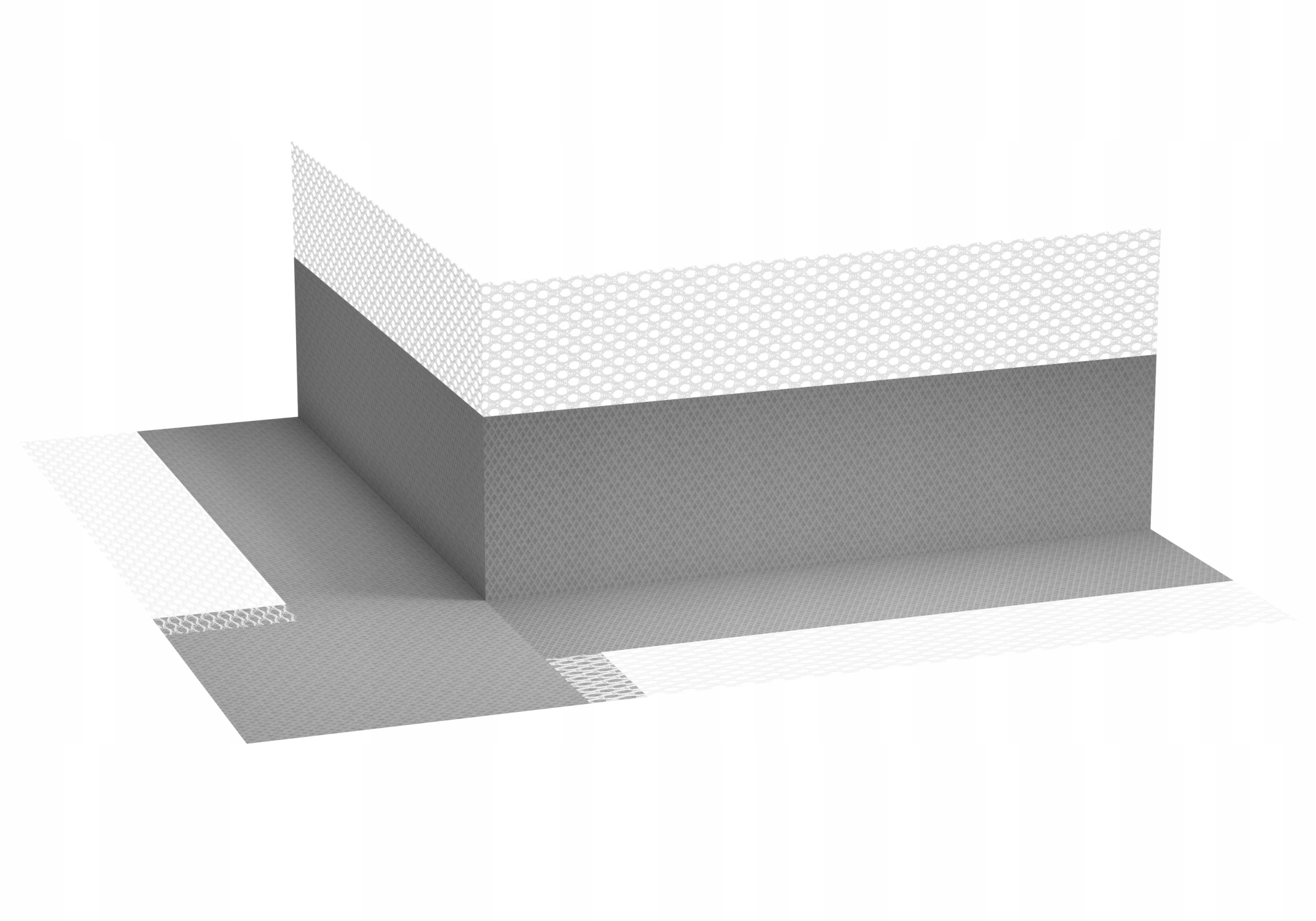 Vnější těsnící roh 20 ks HS01