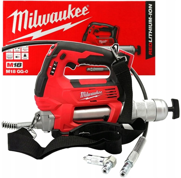Milwaukee M18 GG-0 Mazačka Mazacia Pištoľ 690 barov M18GG 4933440493 Silná