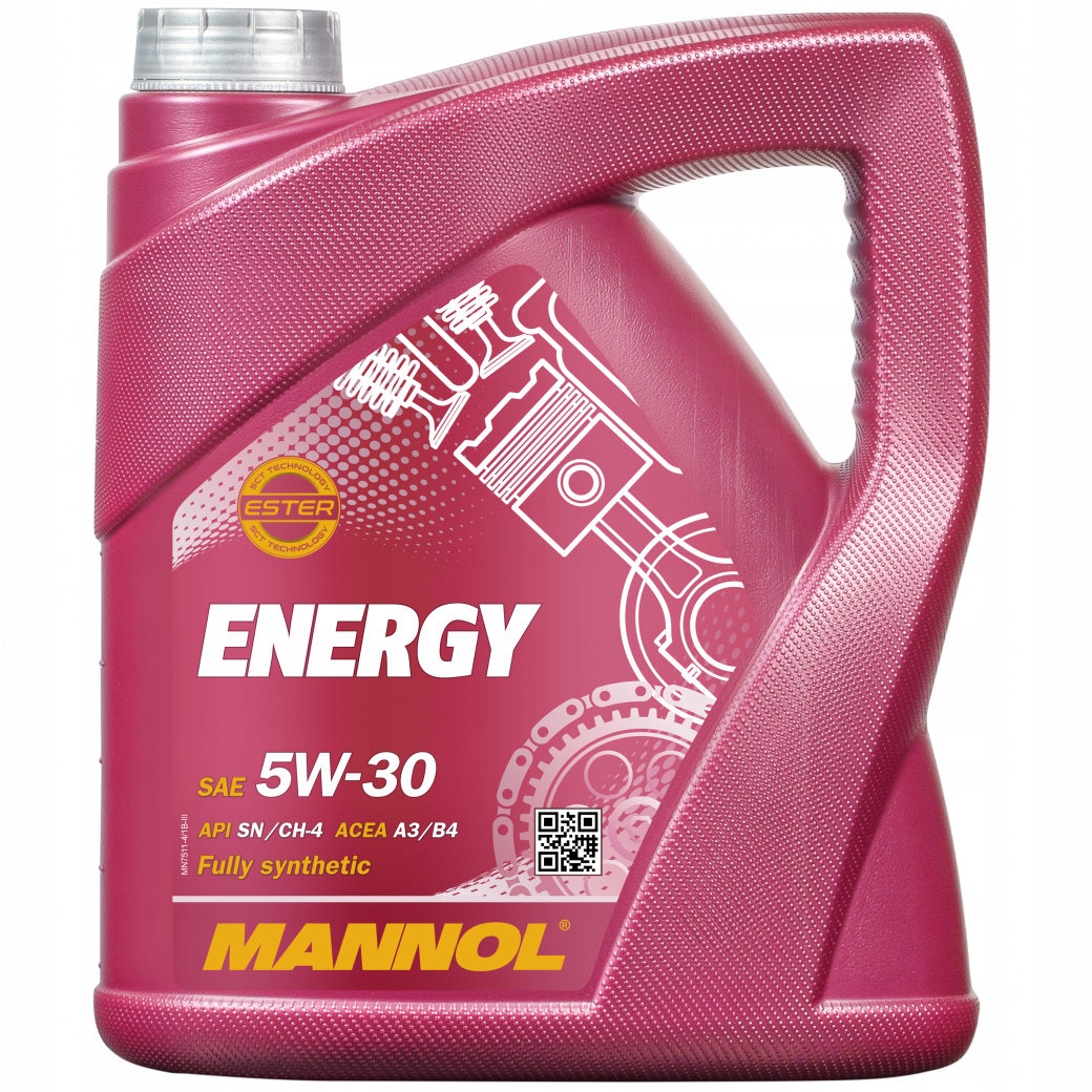 Mannol 7511 5W30 Olej Silnikowy syntetyczny poj 4L