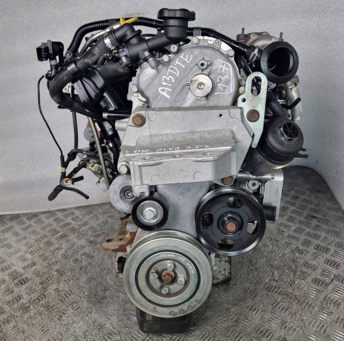 engine complete OPEL CORSA D 1.3CDTI A13DTE valve oil ODPALANY 76 TYS @
