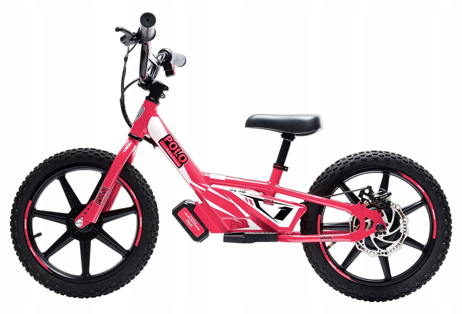 Lekki Rower Elektryczny Mini Cross różowy Dla Dzieci 5+ Polovolt ST-16