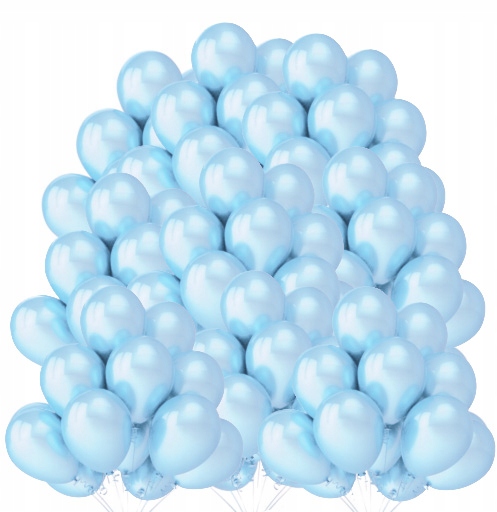 

Balony Błękitne Metaliczne 100szt ślub urodziny