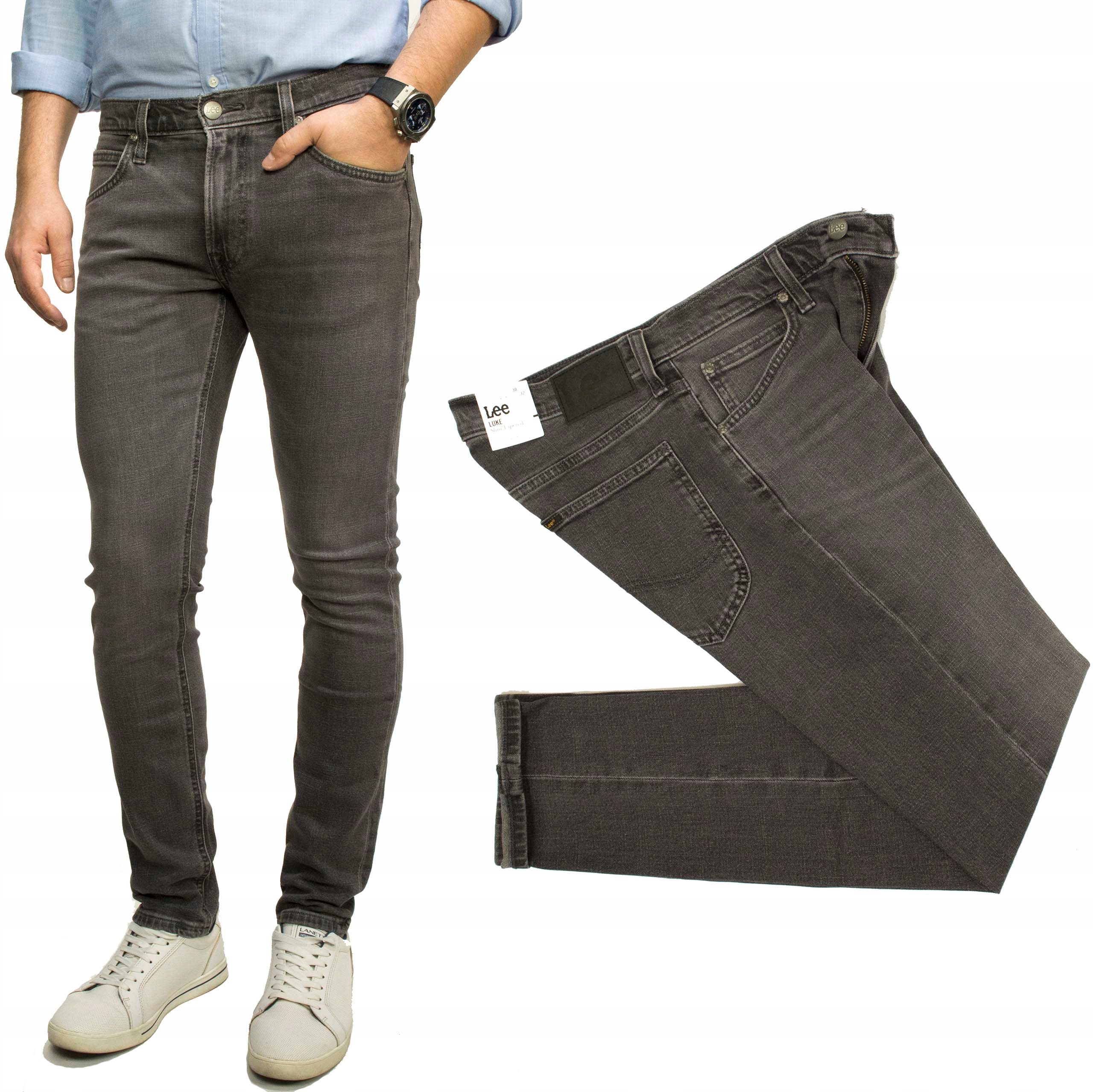 Lee Luke Granite Stone pánské džíny Slim W29 L32