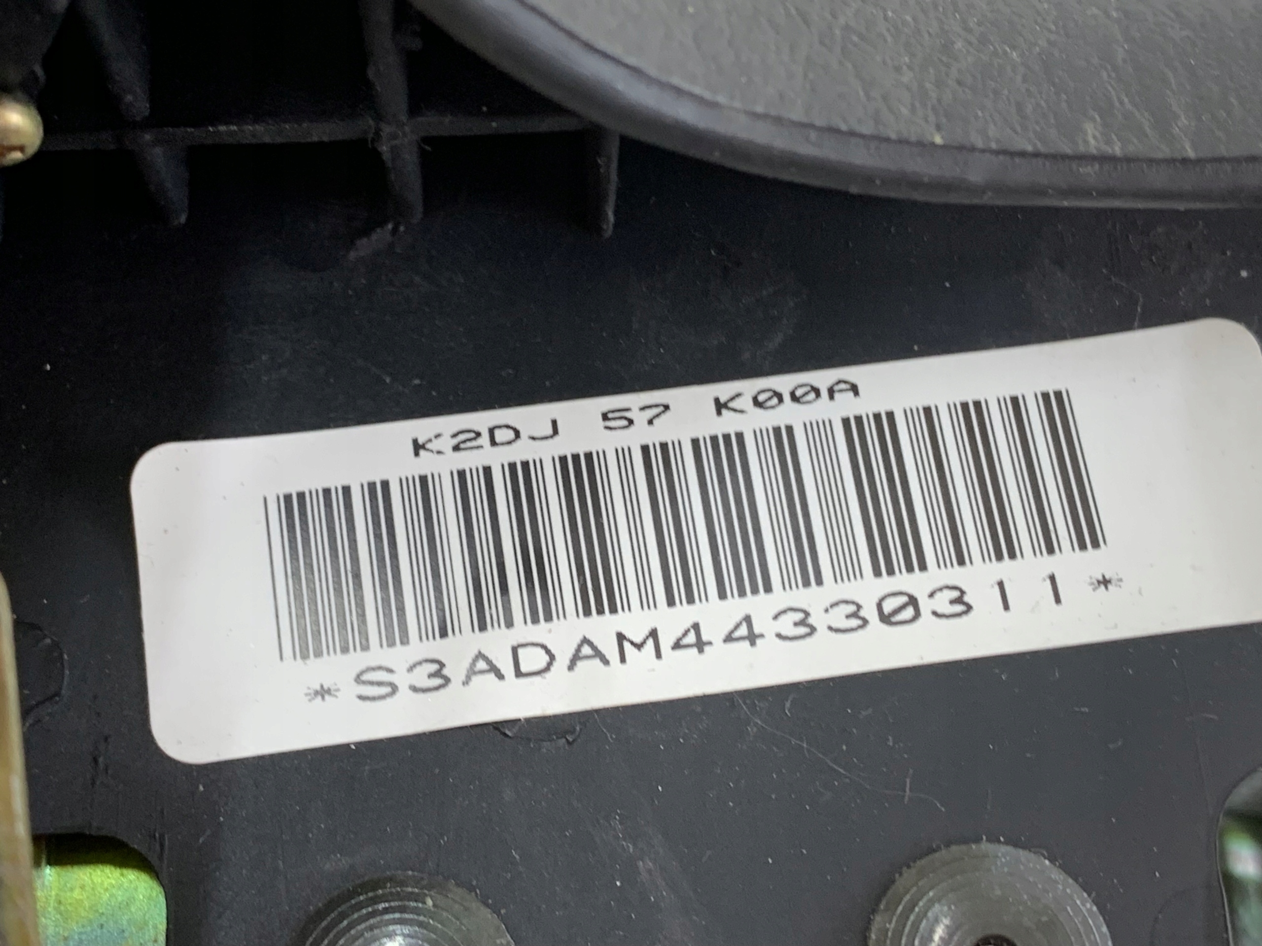 KIA SHUMA II airbag luft airbag K2DJ57K00A