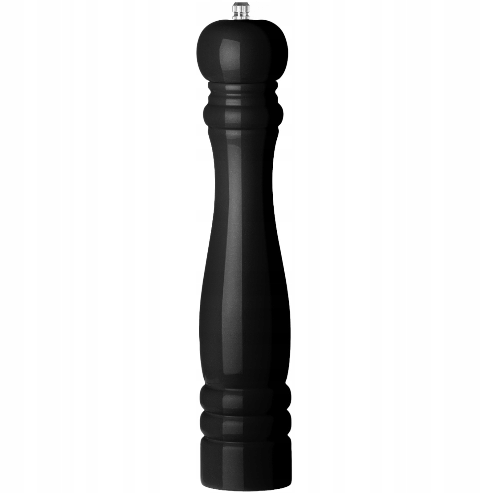 Mlýnek na pepř dřevěný, černý, průměr 60 x 315 mm Hendi 469552