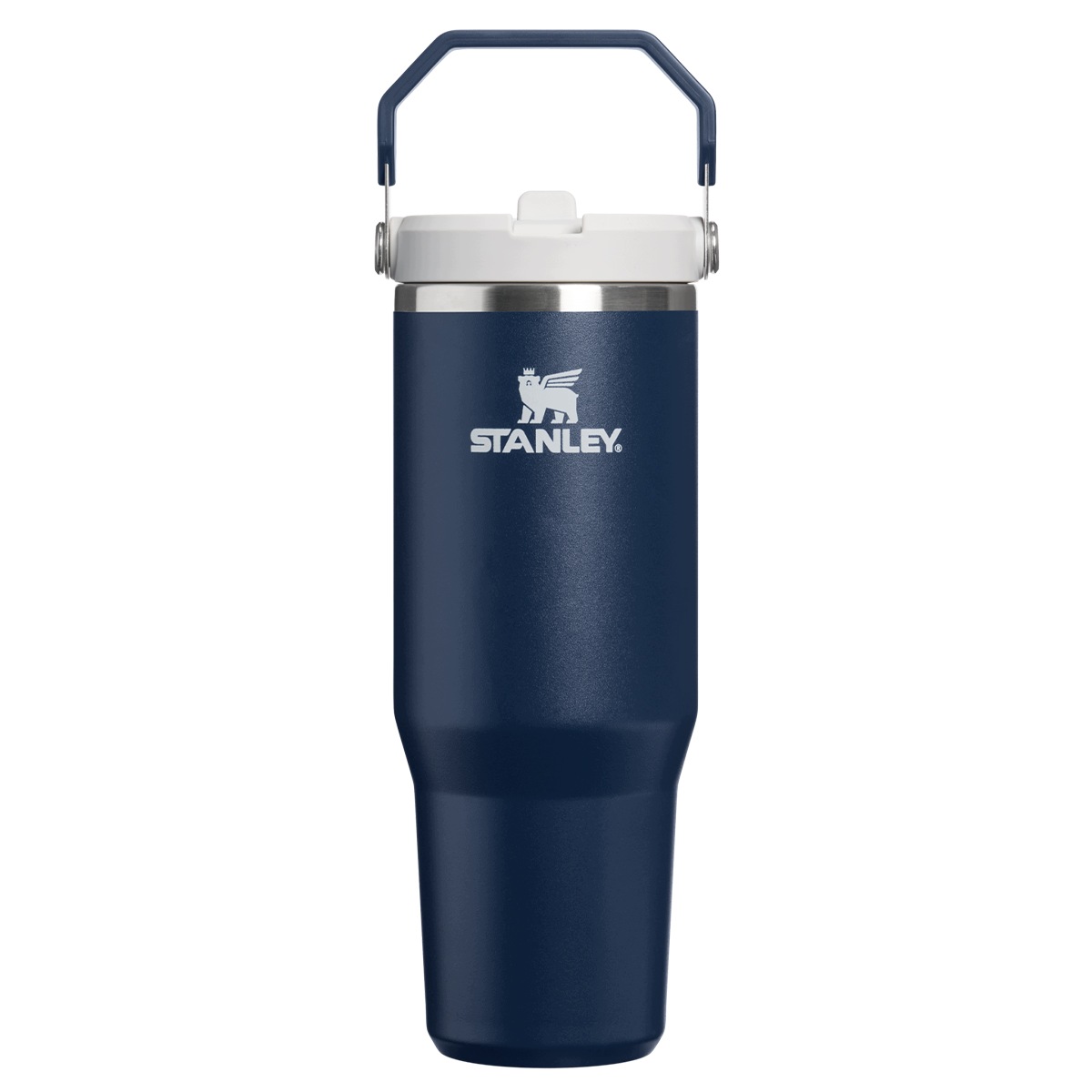 Kubek termiczny ze słomką ustnikiem IceFlow Flip Straw 0.89L Dark Navy
