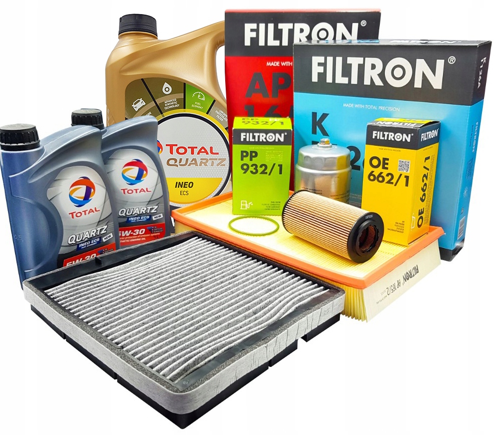 

Zestaw Filtrów Olej 5W30 7L Do Volvo S60 I 2.4D