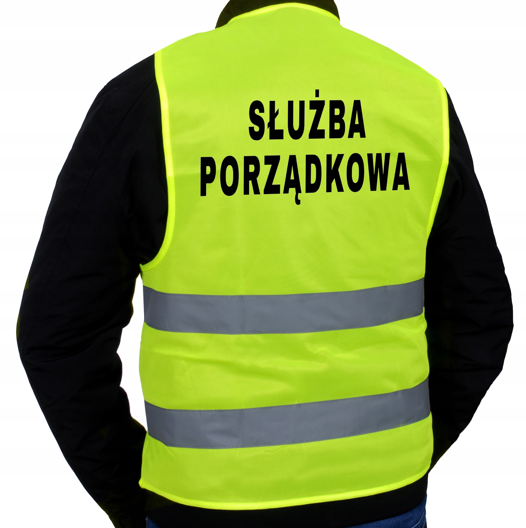 KAMIZELKA ODBLASKOWA OSTRZEGAWCZA SŁUŻBA PORZĄDKOWA Kod producenta sluzbaporzadkowa_prk1