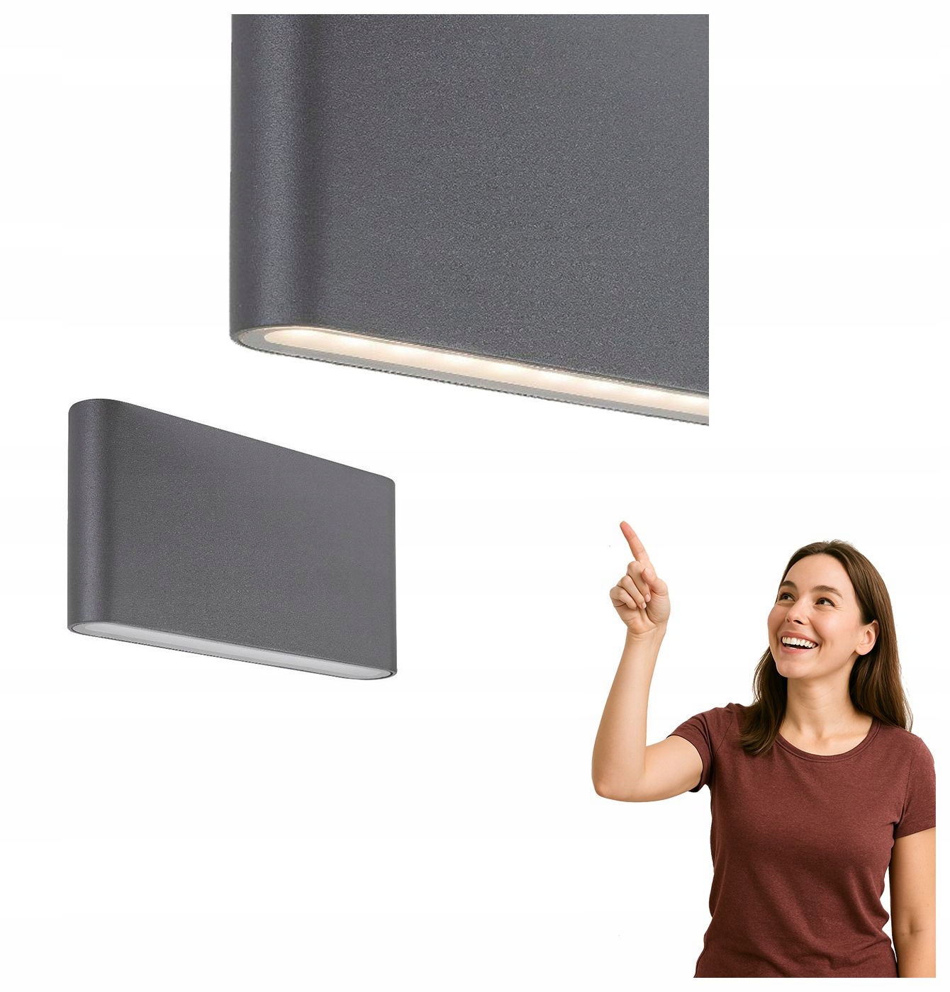 Nástěnná Led lampa 2x6W Nesna 7952 Rabalux