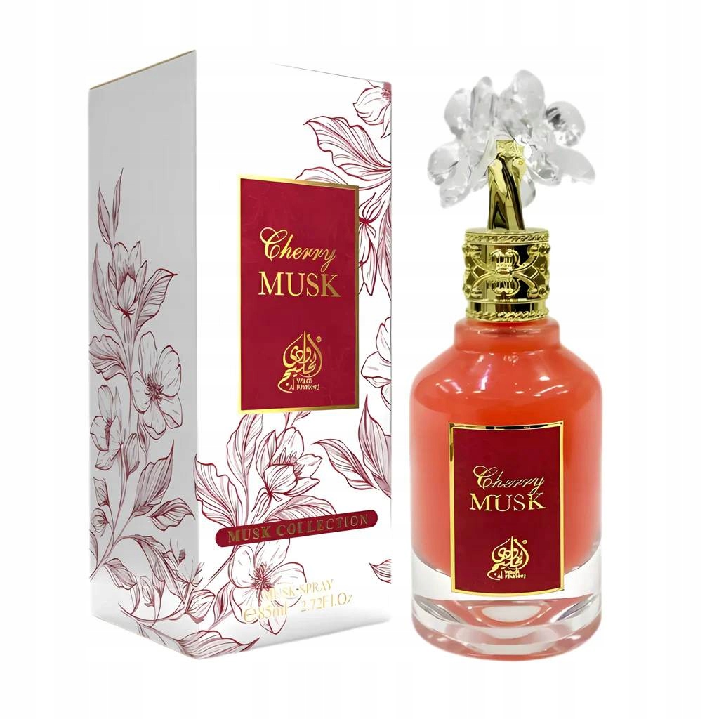 Oryginalne Perfumy Arabskie Wadi Al Khaleej Cherry Musk 85ml Edp+gratis