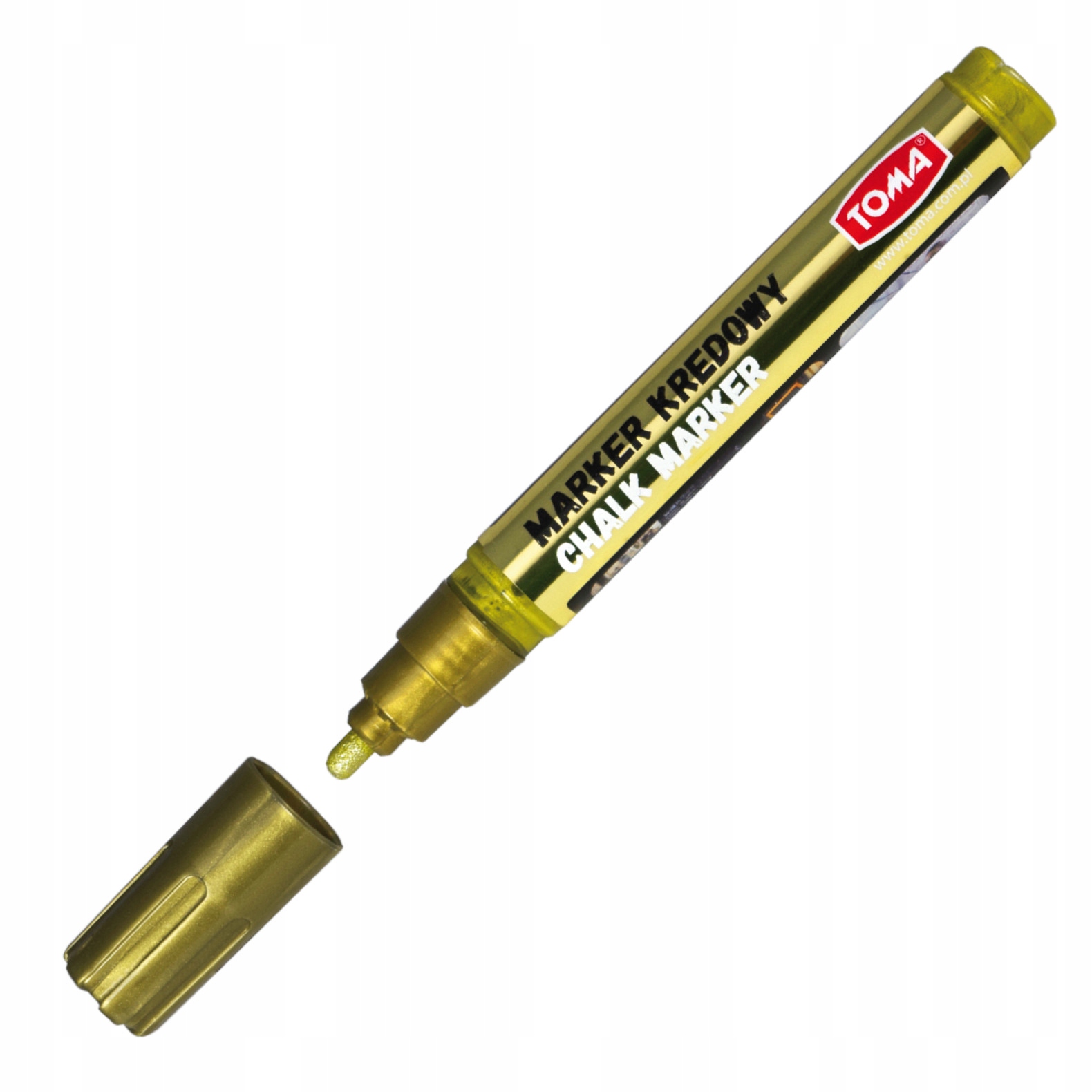 

Marker kredowy Toma 4,5mm złoty