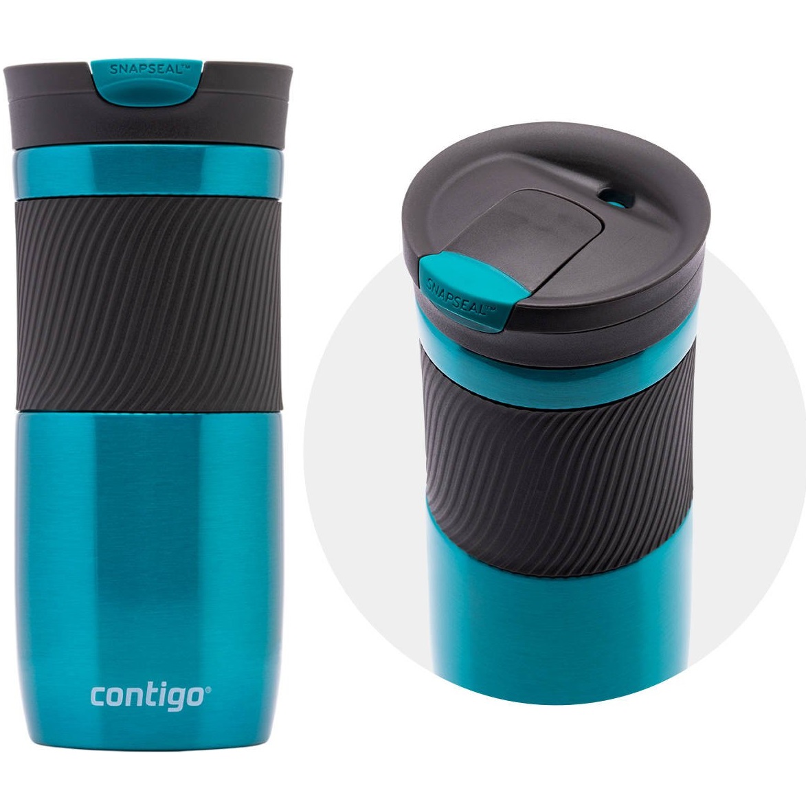Termohrnek Contigo Byron 470 ml na Nápoj Kávový Čaj Tyrkysový