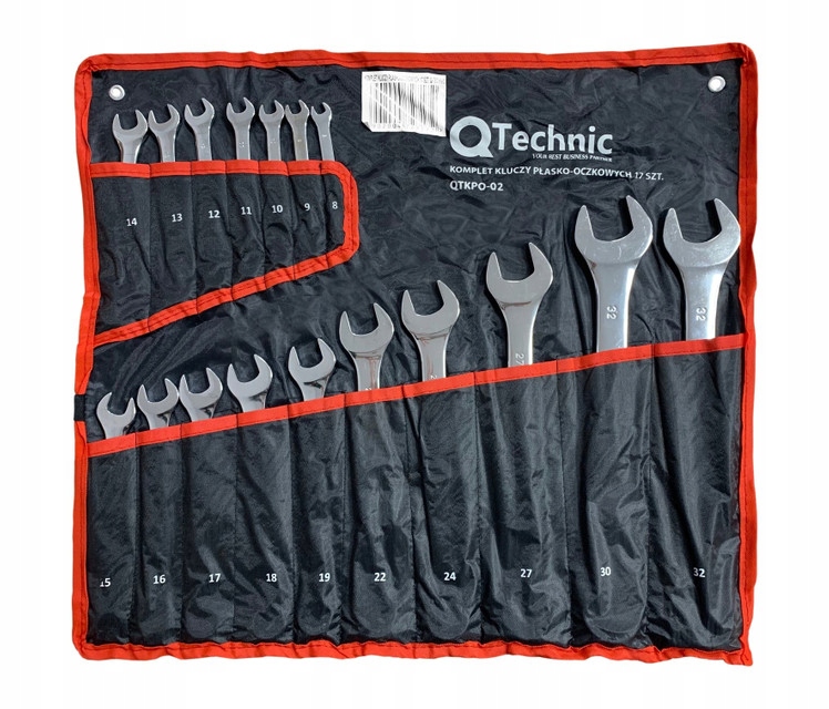 

Komplet kluczy pł-oczk 17szt Q-Technic