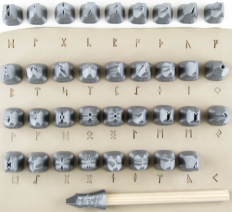 Rélyéf razítka Keltské runy 6mm