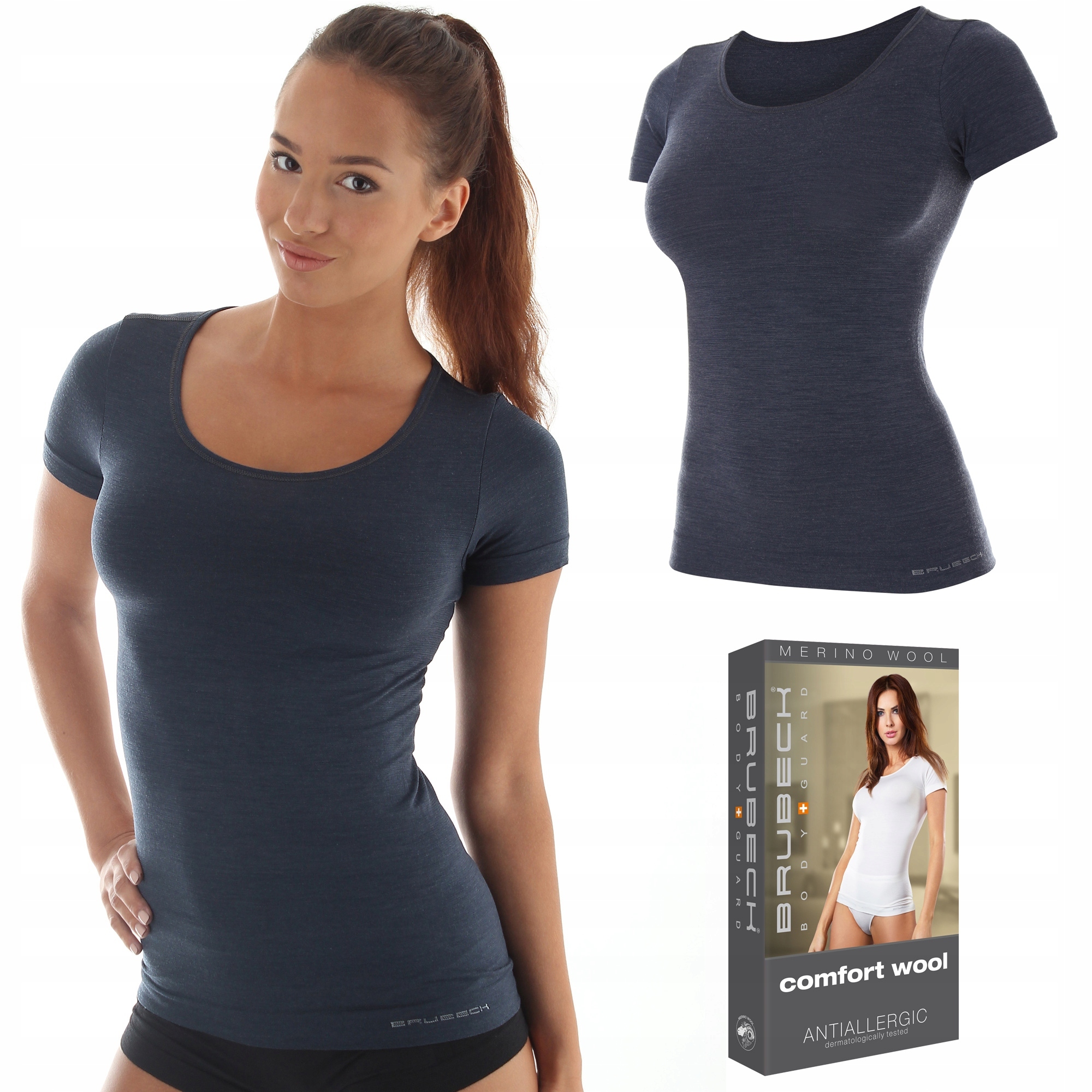 Tričko T-shirt Brubeck SS11020 XL