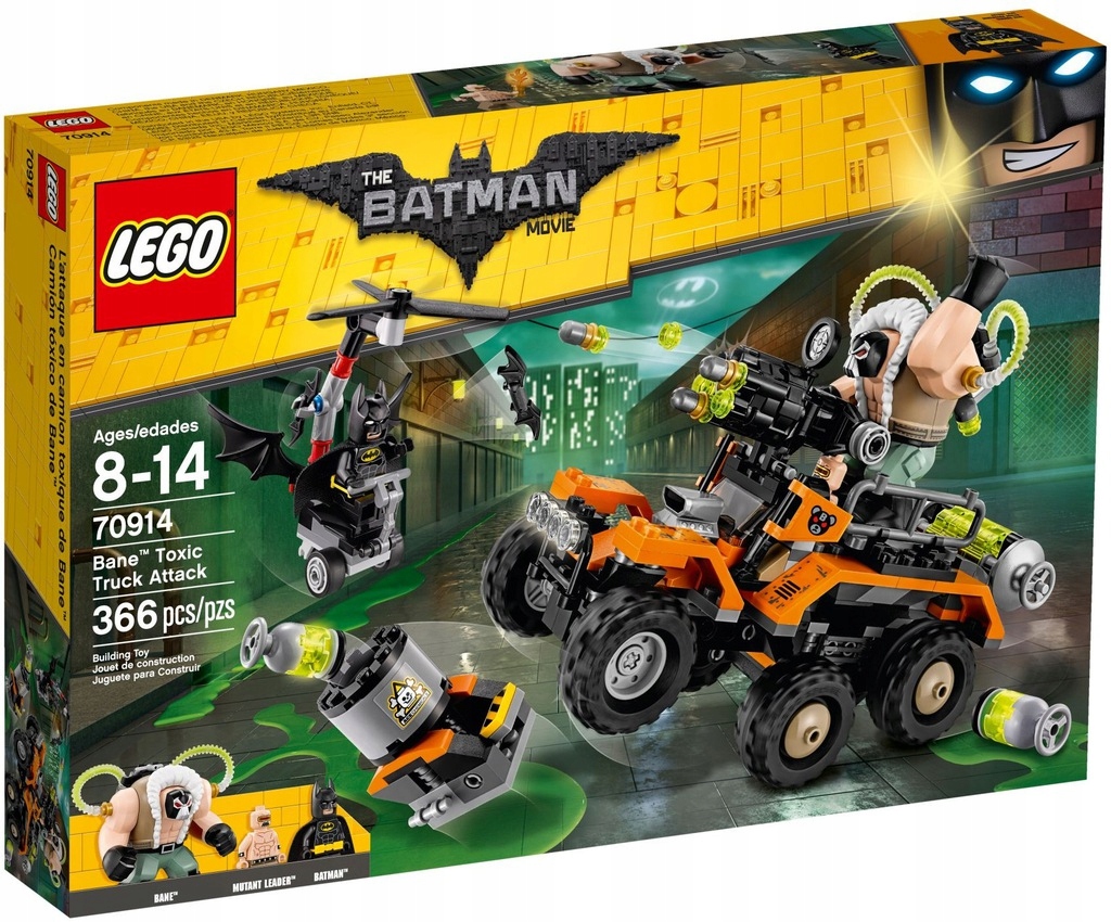 Lego 70914 @@@ Toxický Nákladňák Bane @@@ Batman Movie