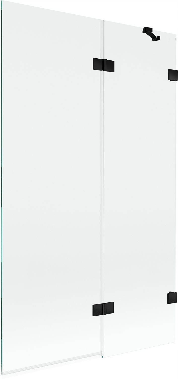 Mexen Lunar sprchová zástěna 2-křídlová pravá 110 x 150 cm, transparentní,