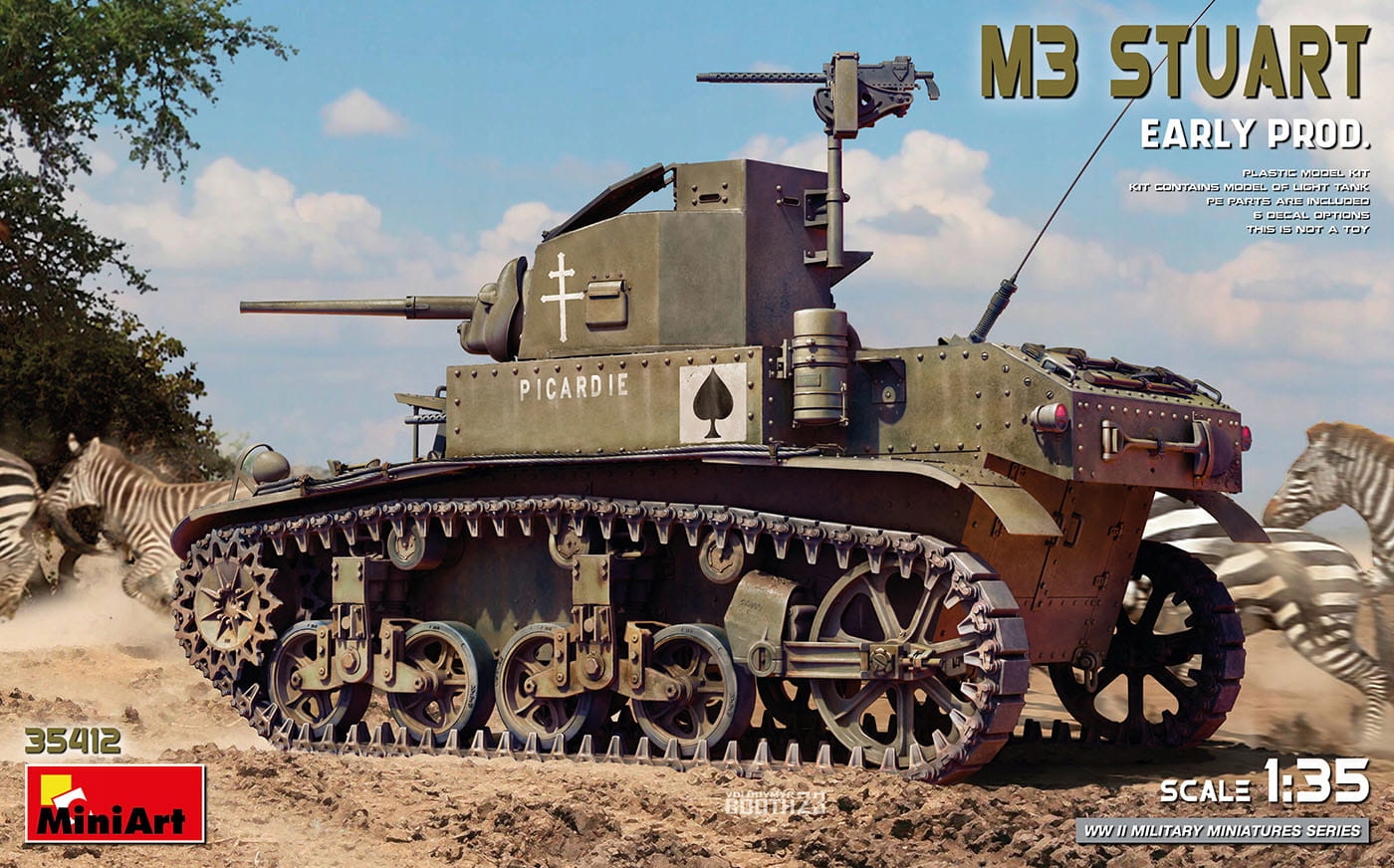 M3 Stuart Early Prod. 1:35 MiniArt 35412