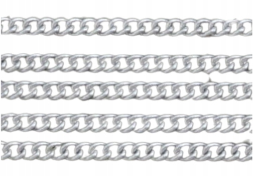 Łańcuszek pancerka stal nierdzewna 2,8x2,3mm 50cm
