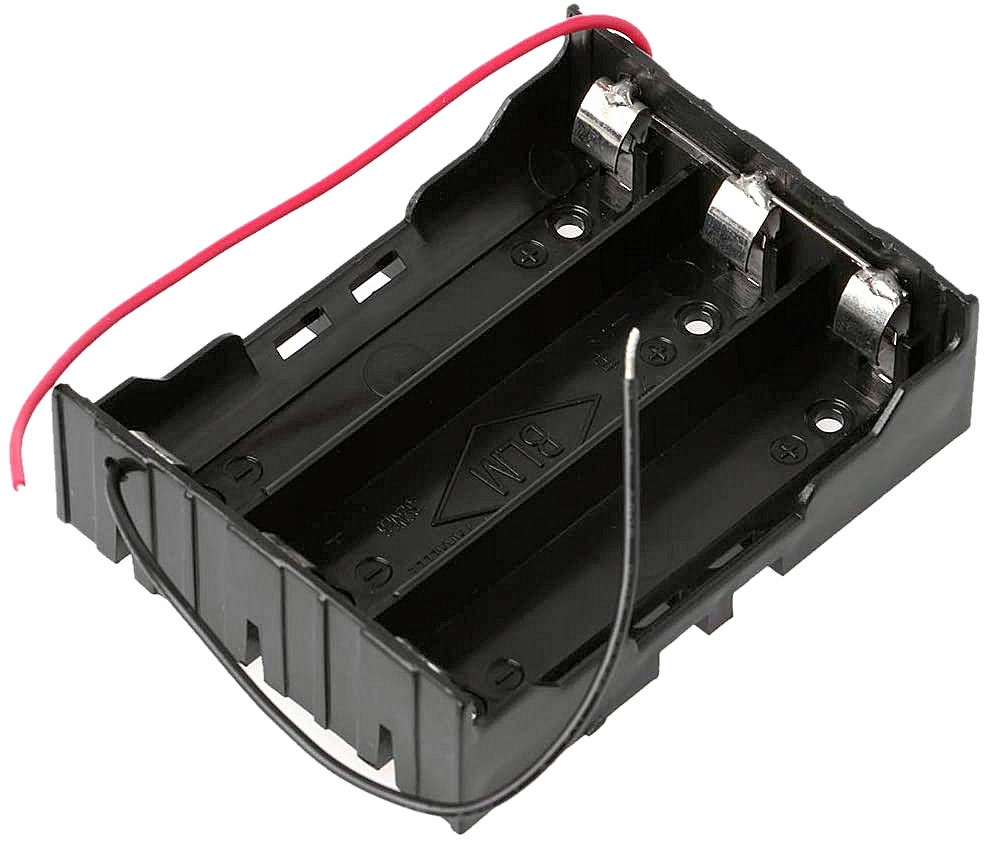 

Koszyk 3 X 18650 Blaszki Przewody 3,6V Równolegle