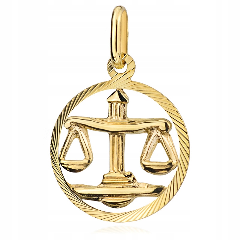 Zlatý přívěsek 585 Váha Znamení zvěrokruhu jako dárek