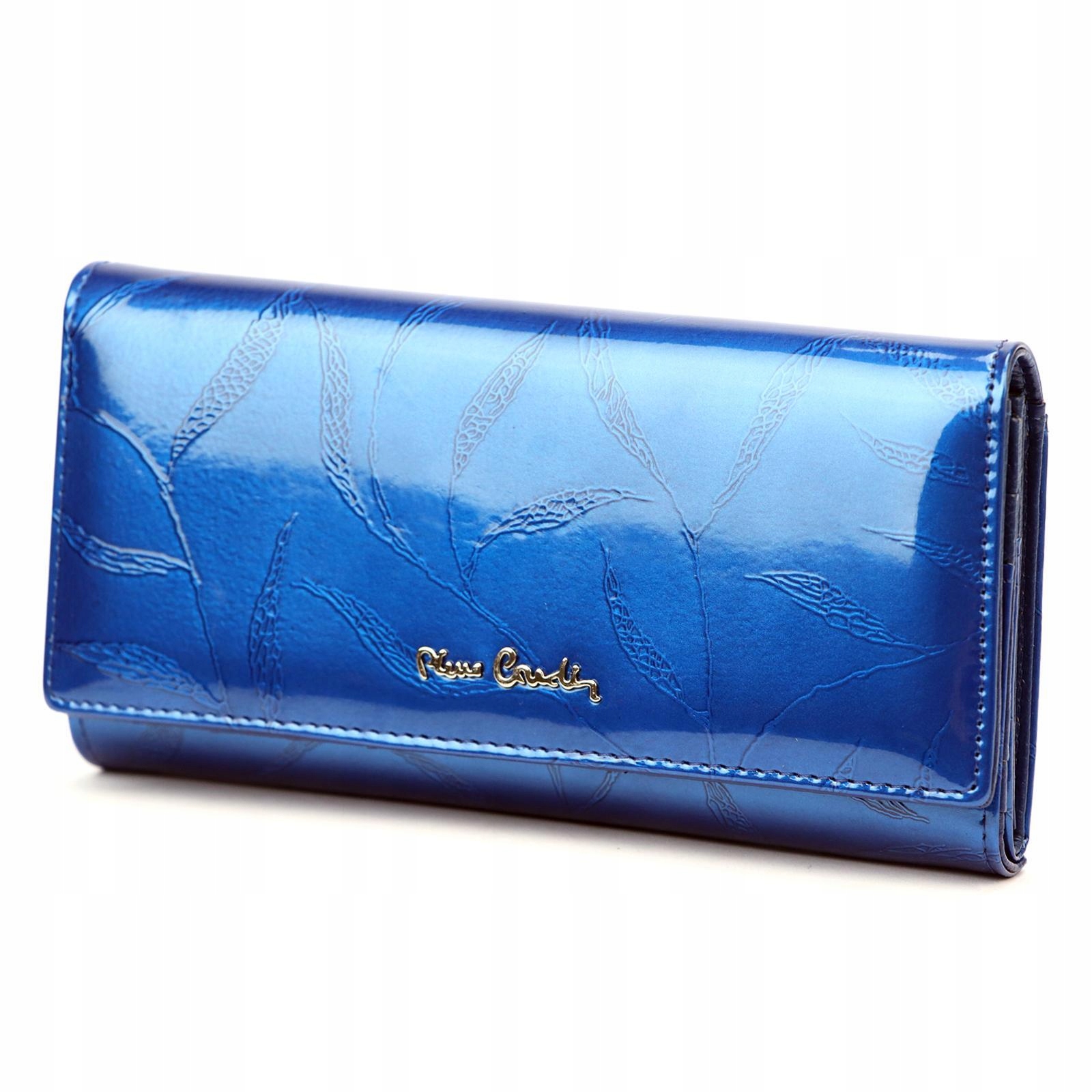 Originální Velká Dámská Lakovaná Peněženka Z Přírodní Kůže Pierre Cardin