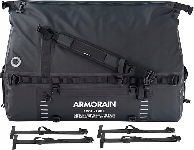 Armorain AR-025B Motocyklová taška 120 – 140L Vodotesná IPX8