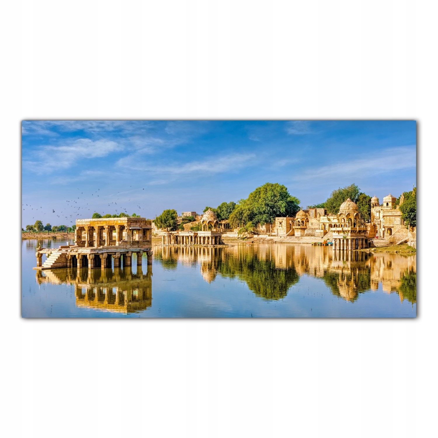 

Obraz na szkle Foto Jezioro Miasto Budynki 140x70