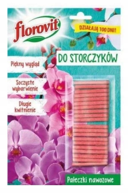 

Florovit Pałeczki nawozowe do storczyków 20g