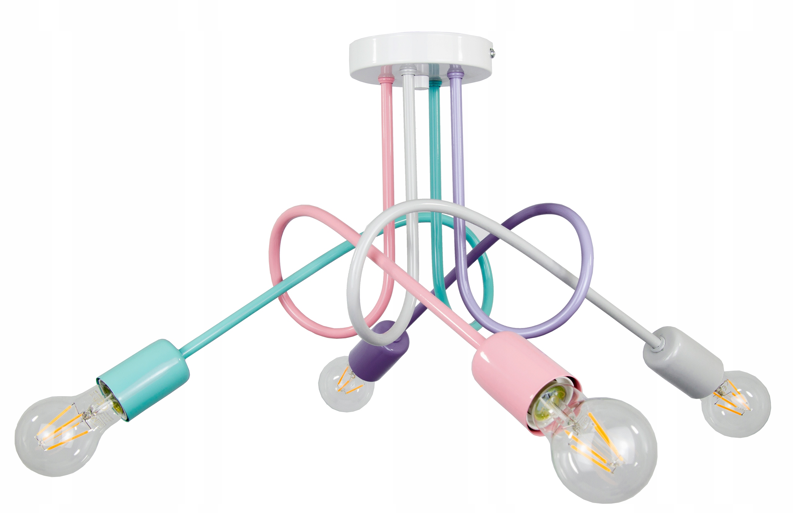 ЛАМПЫ, ДЕТСКИЕ ЛЮСТРЫ PLAFONIERA ЦВЕТА ПАСТЕЛЬ