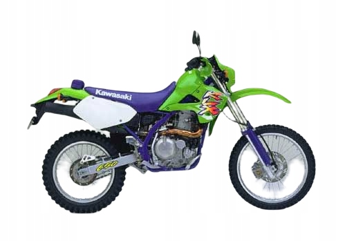 Наклейки fooqs для Kawasaki KLR 650 1996 GREEN