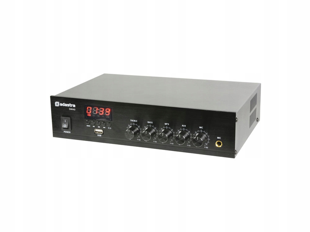 Zosilňovač Adastra DM40 100 V s Bluetooth a rádiom Usb/fm 40 W