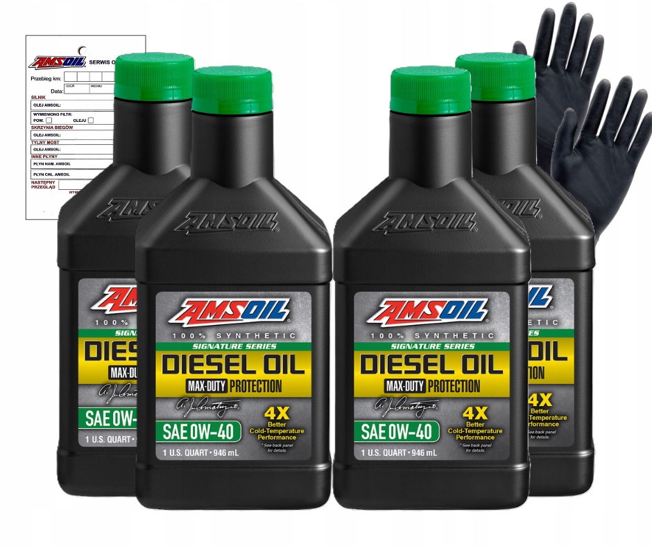 Motorový olej Signature Synthetic Diesel Oil 0W40 sada 4 ks