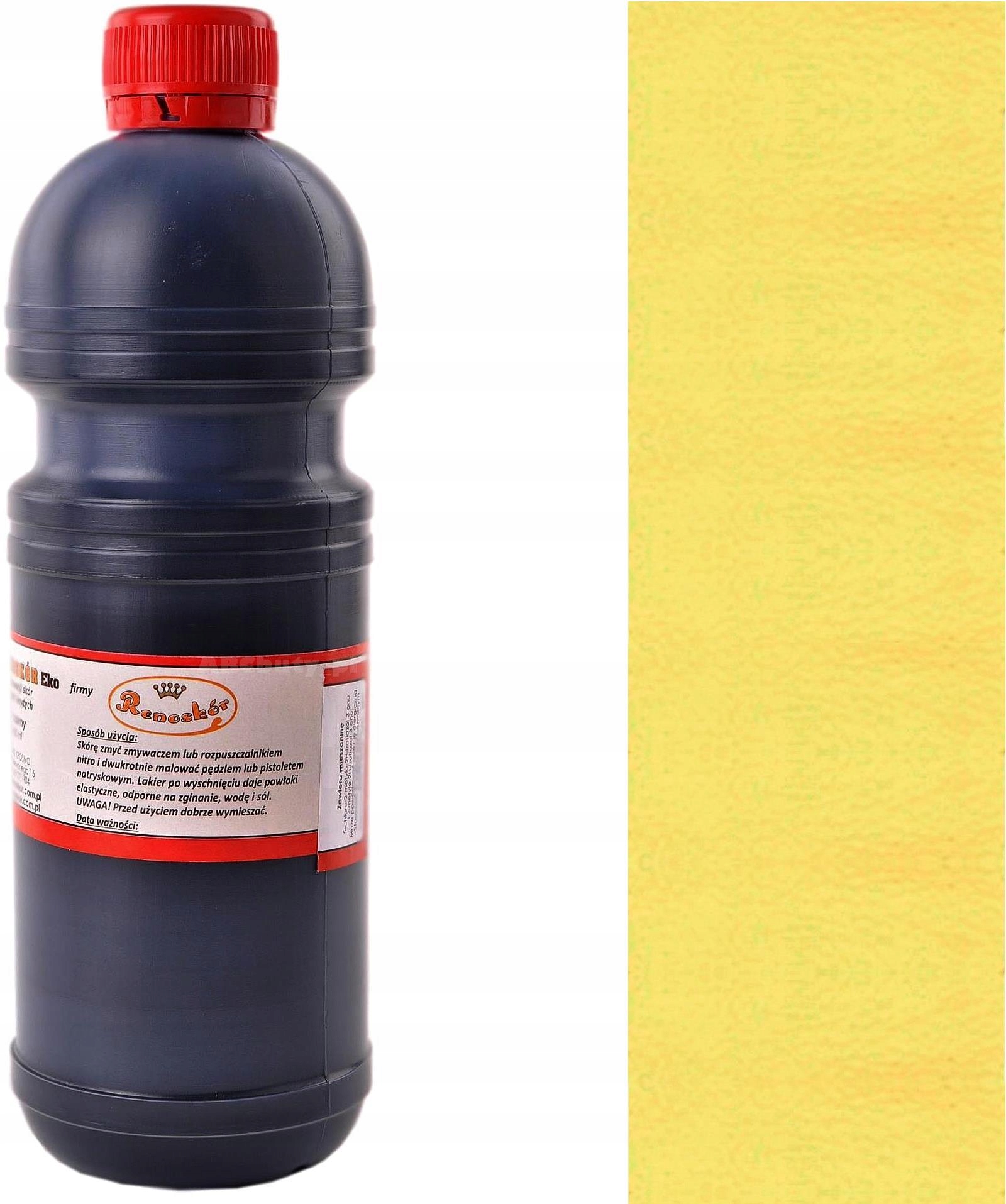 Citronová Barva Renoskin Lak Na Renovaci Pokožky Customizace Wilbra Tekutina