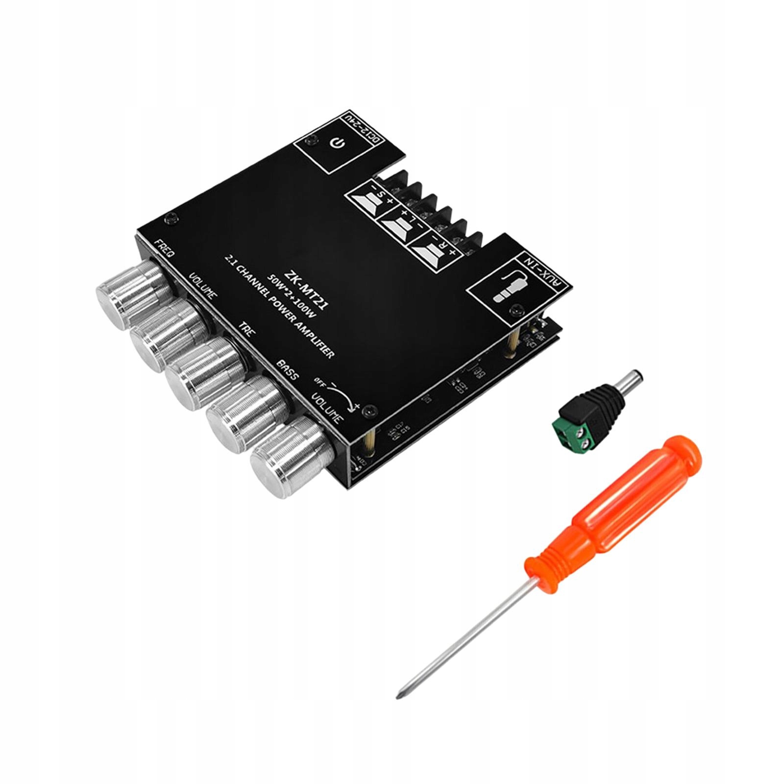 Moduł wzmacniacza mocy audio 50W×2 100W ZK-MT21 Moc użytkowa 1 W