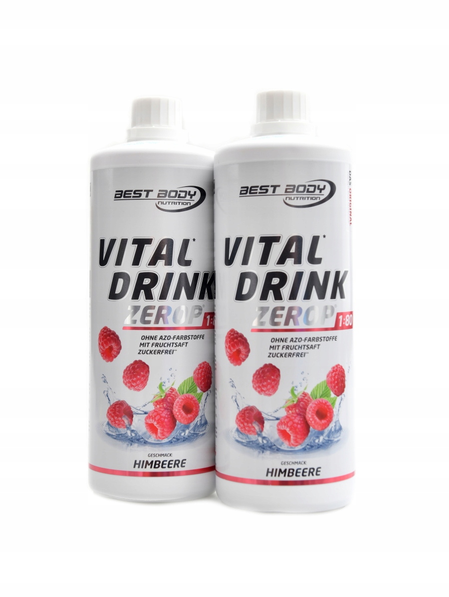 Levně Vital drink Zerop 2 x 1000 ml malina Duopack