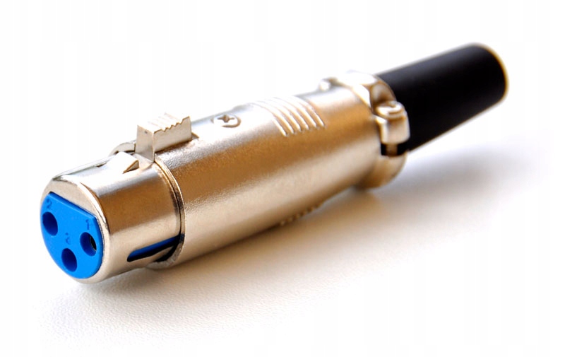 

Złącze Xlr 3 Pin Wtyk Gniazdo Żeńskie metal obejma