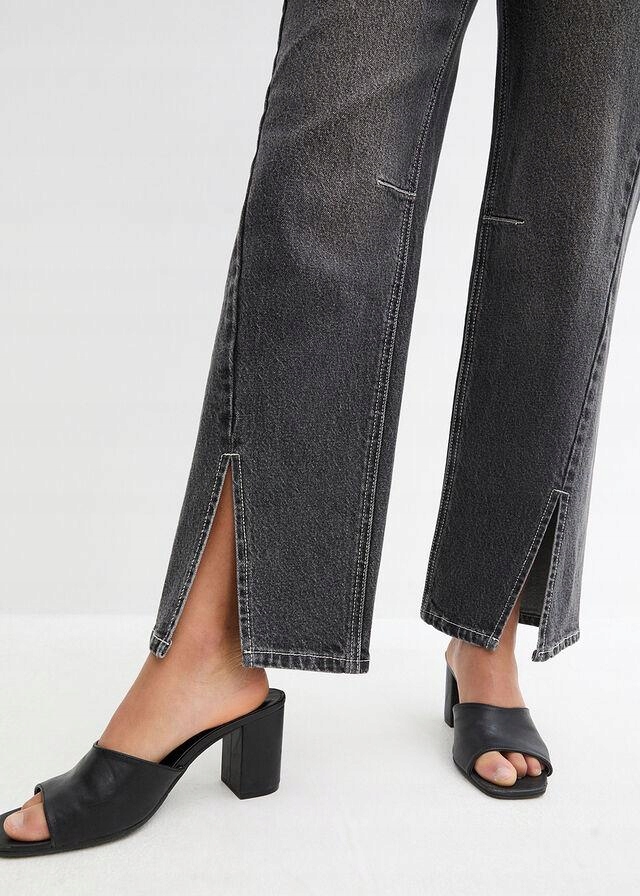 JEANSY SZEROKIE Z ROZCIĘCIEM__52 Marka Bonprix