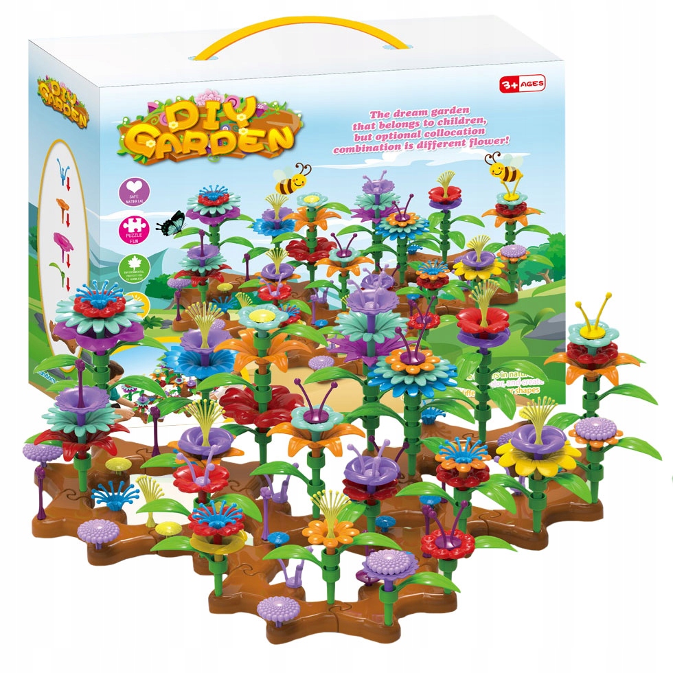 КВІТИ КОНСТРУКТОРИ КВІТНИК САД 148 шт